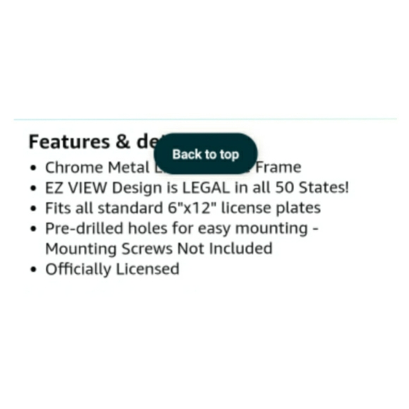 💥New Chicago Bears Licence Plate Frame - Picture 3 of 5